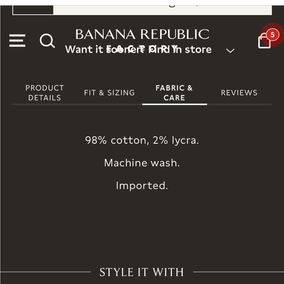 Banana Republic Girlfriend Chino. - Picture 13 of 13